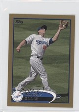 2012 Topps Mini Gold 24/61 Mark Ellis #588 h8e