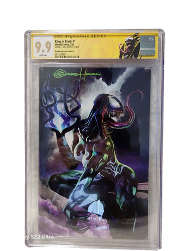 King in Black #1 Greg Horn Full Auto Only 9.9 on CGC GITD Venom Signature Rare