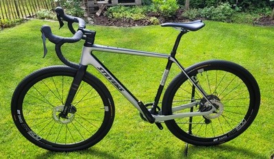 Stevens Gravel Bike Camino PRO Carbon 54 Vogue silver silber schwarz