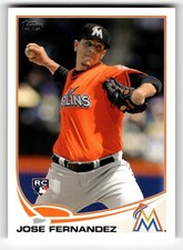 2013 Topps Jose Fernandez #589 Miami Marlins ROOKIE CARD BEAUTY!. rookie card picture