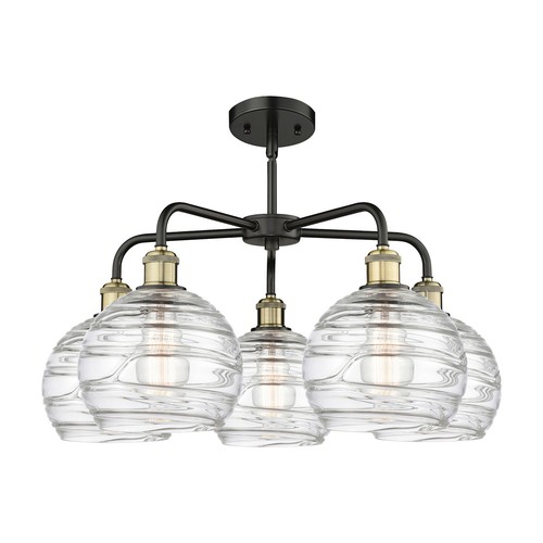 Innovations Lighting 516-5CR-16-26 Athens Deco Swirl Chandelier - Oil Rubbed - Picture 10 of 12