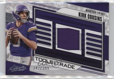 2023 Panini Absolute Tools of the Trade 242/399 Kirk Cousins #TTR-KC 17x6