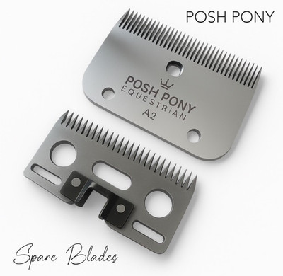 PFERDESCHERE KLINGEN für POSH PONY & CLIPPERMAN DRAGON - Fein 2mm/Mittel 3mm