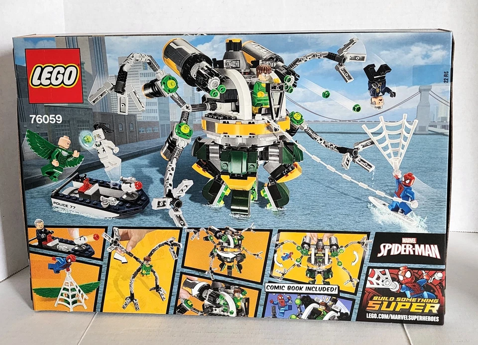 Lego 76059 MARVEL SUPER HEROES ~ SPIDER-MAN: DOC OCK'S TENTACLE TRAP  ~  NISB - Image 2 of 4
