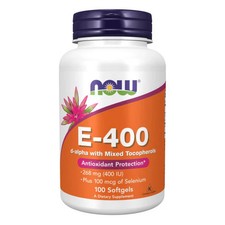 Vitamin E-400 100 Softgels 268 Mg by Now Foods