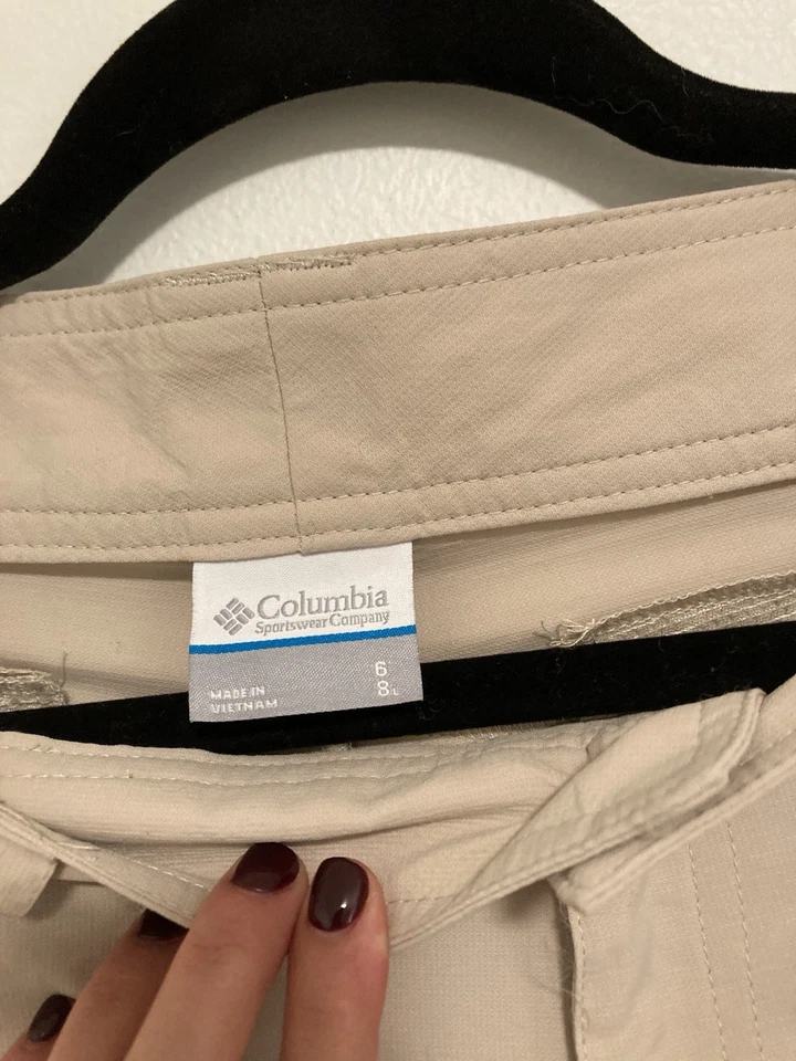 Pantalones cortos de senderismo Columbia para mujer color tostado talla 6 nuevos con etiquetas Foto 2 de 4
