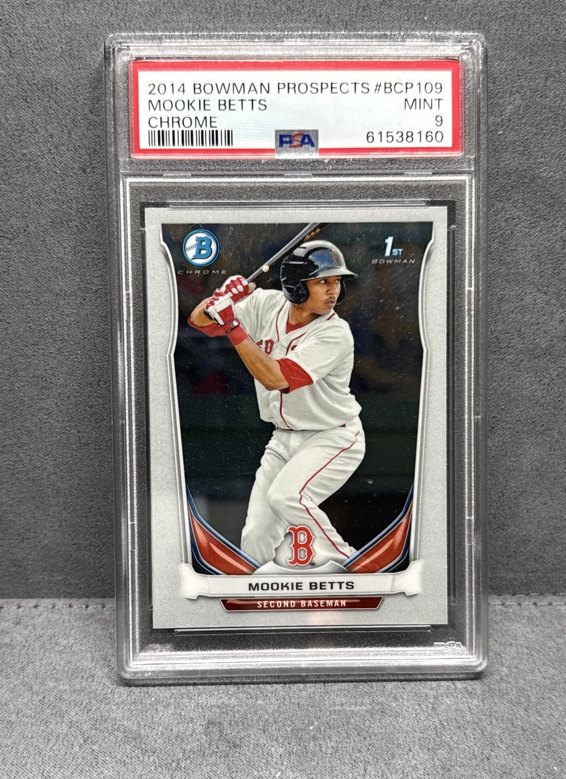 2014 Bowman - Prospects Chrome Mookie Betts #BCP109 (RC)