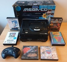 SEGA Mega Drive + Mega CD Model 1 Console Bundle with 7 games & controller 