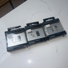 Image of Fused connection unit BG FBS50 Flatplate Screwless 13A Switched Brushed Steel