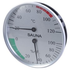 Temperature Humidity Measurement Meter for Room Sauna Room Wall Mounted