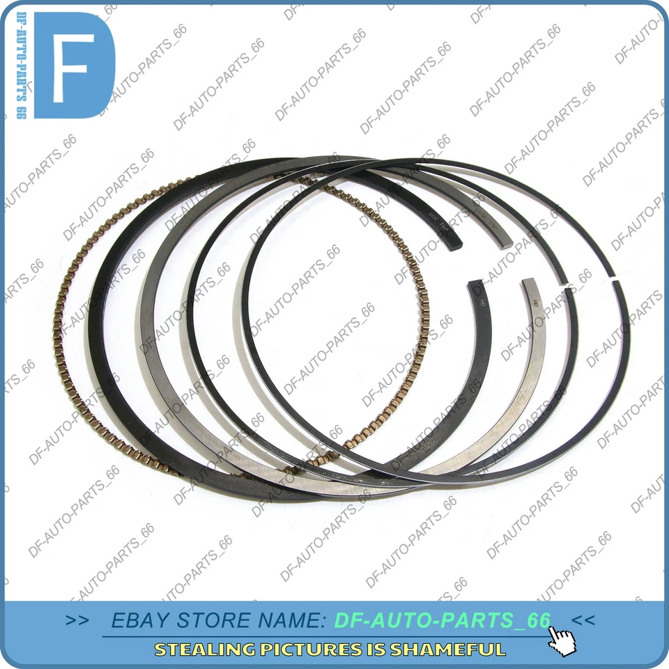 5x MAHLE Piston Ring Set STD Φ81mm For Volvo S60 XC60 S80 2.0 L5 B5204T8 B5204T9 - Image 4 of 4
