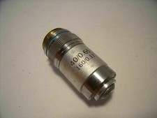 AmScope 40/0.65 160/0.17 Achromatic Microscoope Spring Objective Lense!