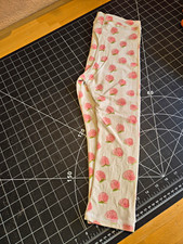 Mädchen Leggings 92 Weiß/Mehrfarbig Erdbeer...