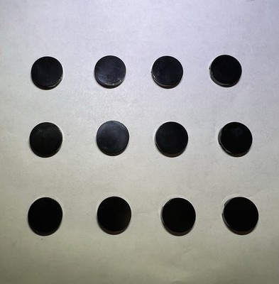 Lego Lot Of 12 Black 2x2 Round Flat Tiles Tile City Part