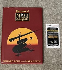The Story of Miss Saigon Signed by LEA SALONGA + HINTON BATTLE JSA AUTO Rare