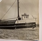 1888 MYRON GREAT LAKES STEAM SHIP LUMBER HOOKER BUILT GRAND HAVEN MI. RARE PHOTO — photo 3