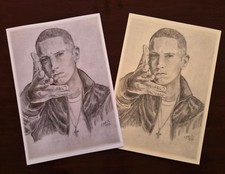 Eminem pencil print.