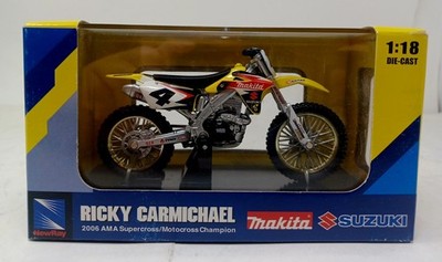 NewRay Ricky Carmichael No.4 2006 AMA Supercross Champion 1:18 Diecast