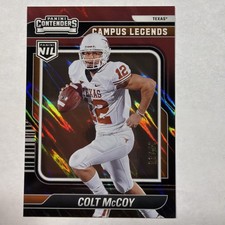 2025 Panini Texas NIL -  #6 Colt McCoy 3 /50 Campus Legends