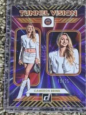 2025 Panini Donruss WNBA - Tunnel Vision Cameron Brink #8 Holo Red Laser /25