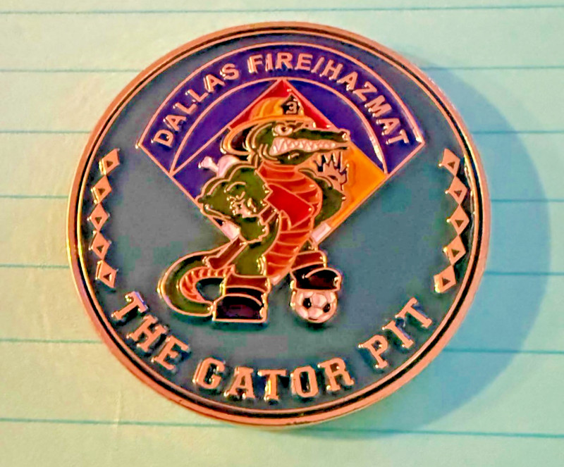 OFFICIAL FIFA DALLAS TEXAS FIRE DEPARTMENT HAZ/MAT CHALLENGE COIN