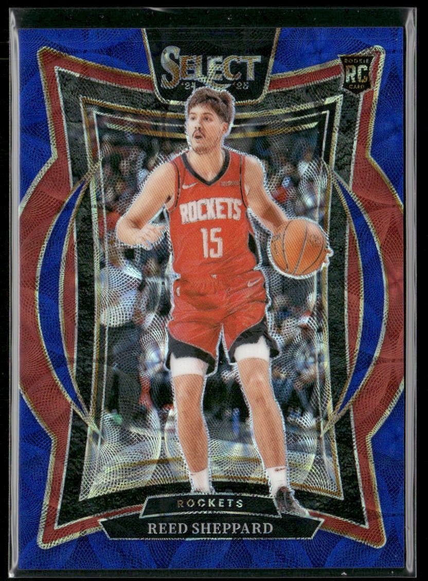 2024-25 Panini Select Reed Sheppard Blue Scope Prizm #/249 Rookie #68
