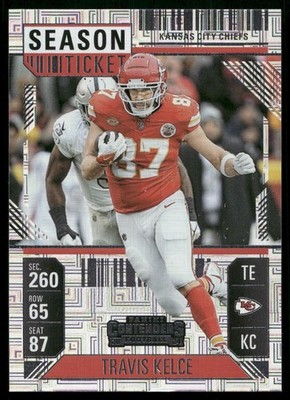 Travis Kelce - 2024 Panini Contenders Football - Mojo Prizm #48