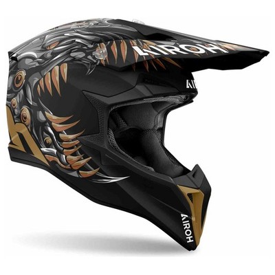 Airoh Wraaap Crosshelm Motocross ECE 22.06 HRT Doppel-D Offroad Helm
