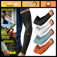 UV Protection Arm Sleeves for Men  Women - Cooling Compression Tattoo Cover Up