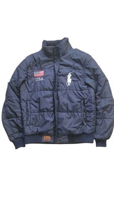 Ralph Lauren Vintage USA Jacke   Größe L   Polo Sport Style   Schwarz