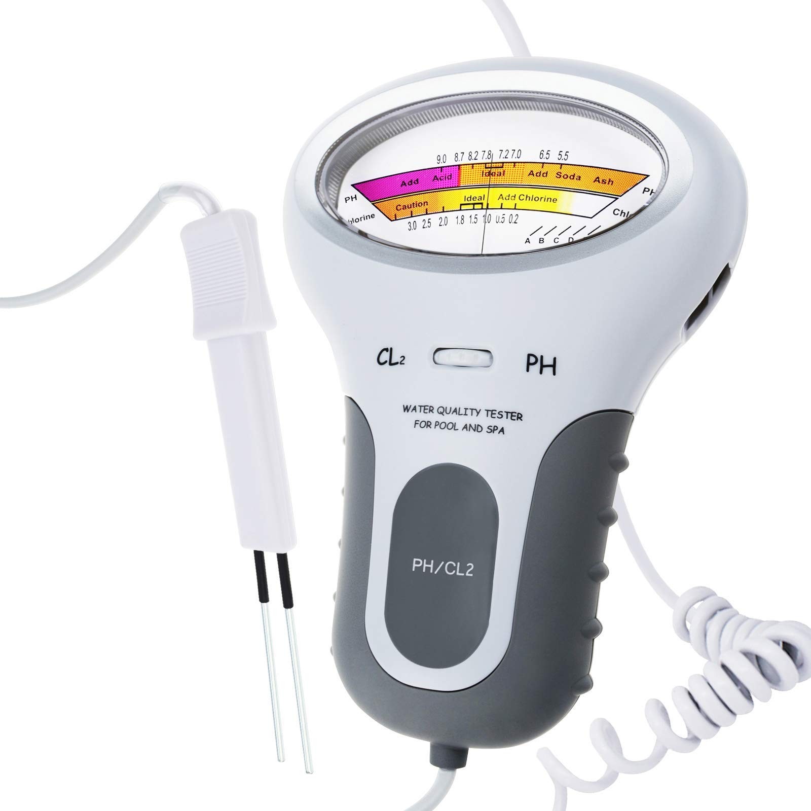 Portatile Acqua Qualità Analisi Cloro & PH Metro Nuoto Piscina (B4O)