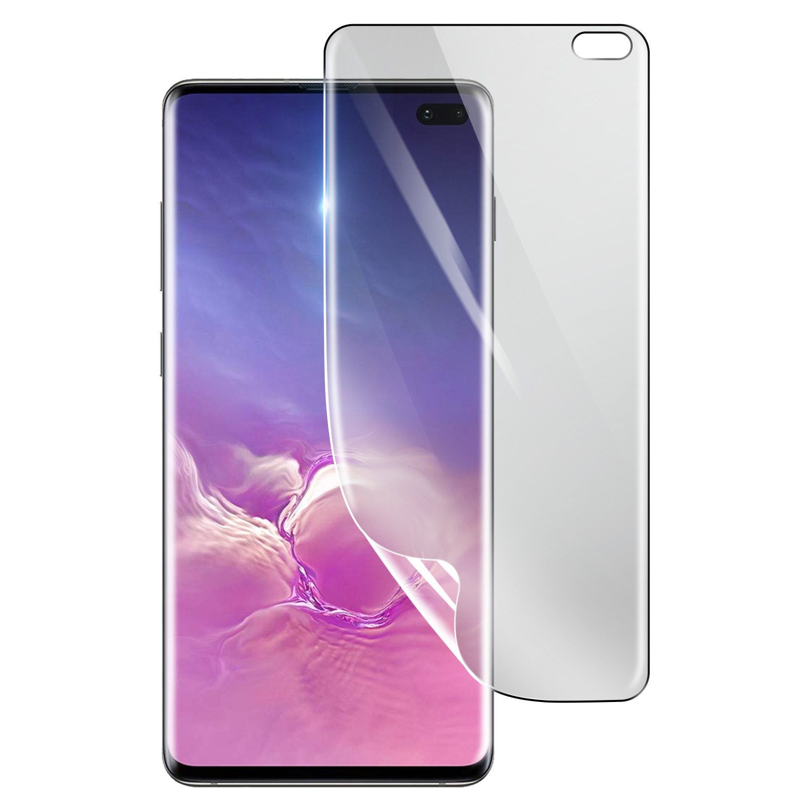 Protection écran hydrogel Samsung S10 Plus pour préserver le capteur d'empreinte tactile