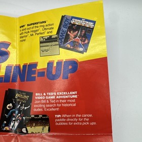 Spider-Man Return of the Sinister Six NES Nintendo Insert Poster & Manual Only