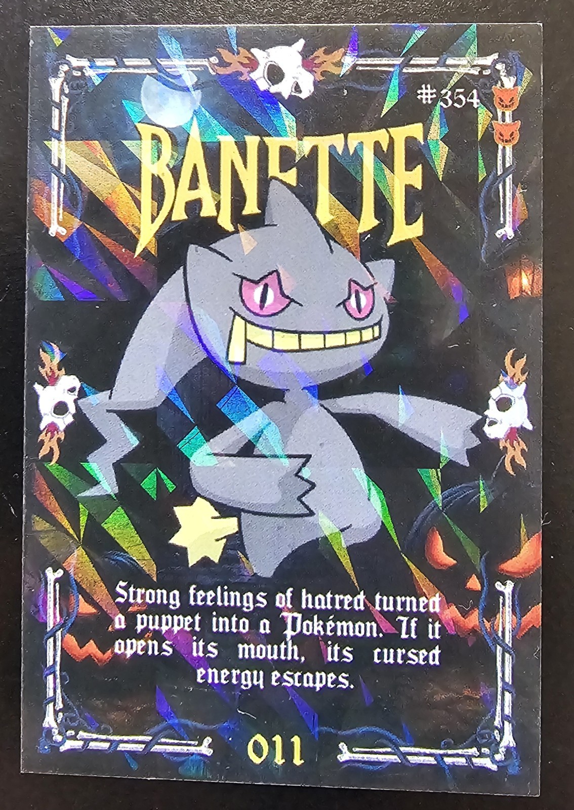 BANETTE - POKEMON PRISMA HALLOWEEN RARE CCG HOLO