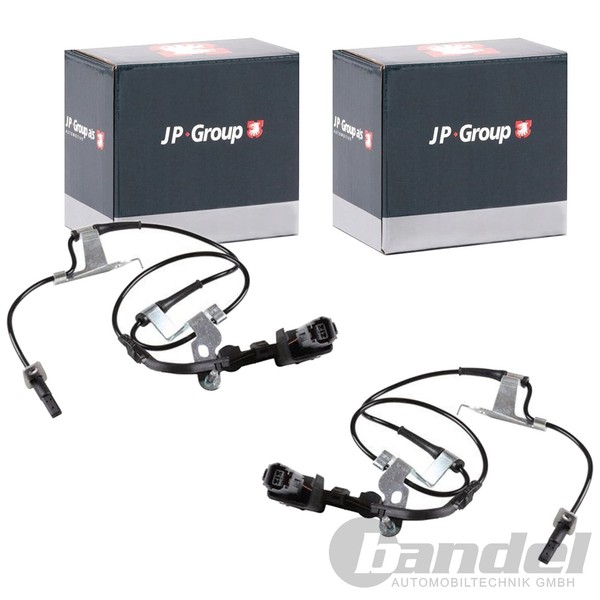 2X JP Group ABS-SENSOR Raddrehzal Vorne Beidseitig Passend FüR Mazda 6-image