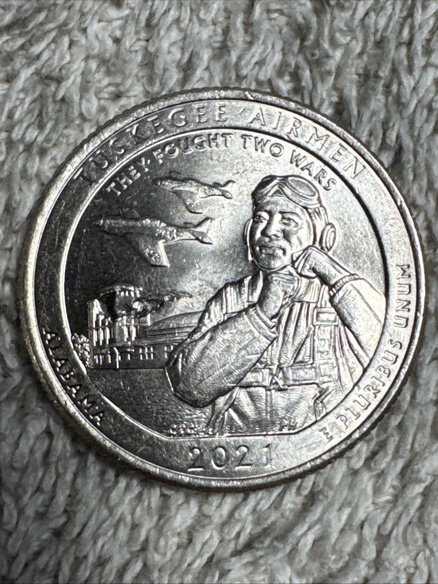 2021P Error Quarter Tuskegee Airmen Burning Building | eBay