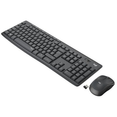 Logitech Tastatur Maus Set Computer Zubehör MK295 Kabellos Funk USB Tastatur Set