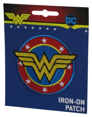 Dc Comics Wonder Woman Logo 3-Inch Full Farbe Bestickt Ata-Boy Aufbügelbar Patch