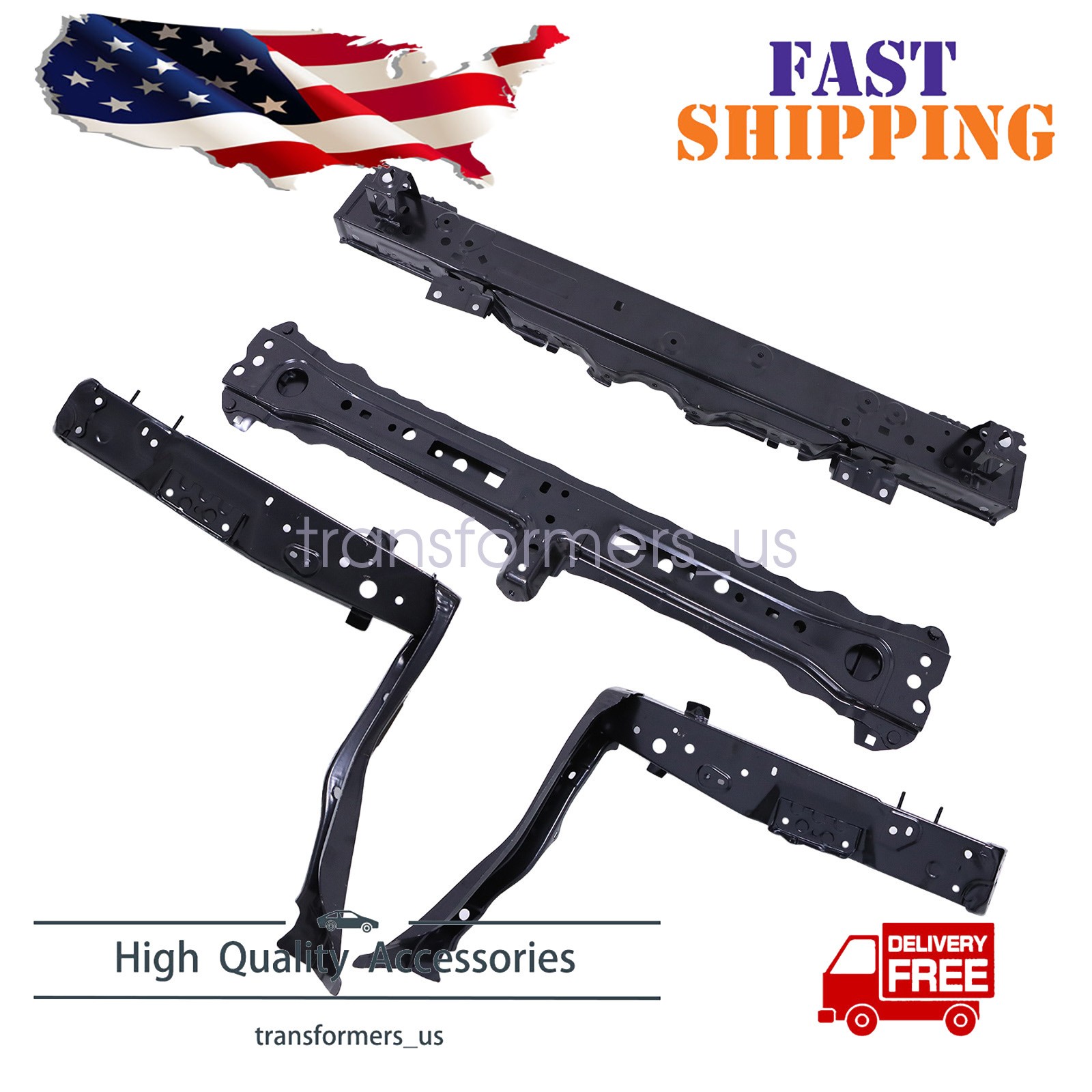 For 2021-2023 Toyota Sienna 2.5L Radiator Support Bracket Radiator Core Support