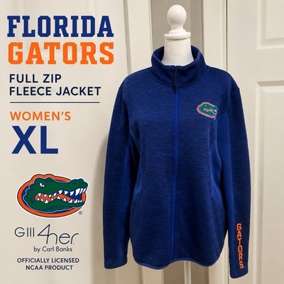 Florida Gators Women s XL Full Zip Fleece Jacket Blue GIII 4Her Carl Banks NCAA