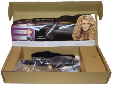Remington Style Pro Digital Wide Curling Wand Long Lasting CI63W1NA Black