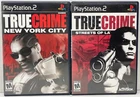 True Crime New York City & Streets Of LA - PlayStation 2  - CIB Clean Discs