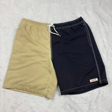 Tommy Hilfiger Men M Colorblock Swim Board Shorts Y2K Beach Preppy Nautical