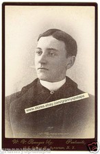 Cabinet Photo-Syracuse New York-LEE Family Young Man-Hamilton College ?