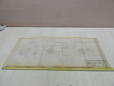 DISEGNO TECNICO VIBERTI 1955 AUTOBOTTE FIAT 615 PER RIFORNIMENTO OLIO AEREI