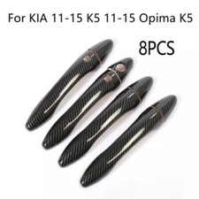 8pcs Smart Carbon Exterior Door Handle Cover Trims For 2011-2015 Kia Optima K5 8pcs Smart Carbon Exterior Door Handle Cover Trims For 2011-2015 Kia Optima K5