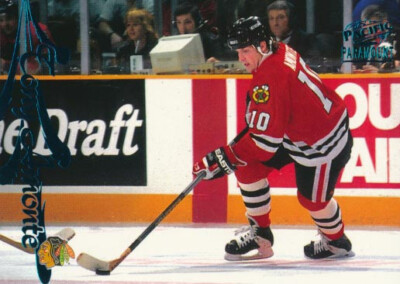 1997-98 Paramount EMERALD #40 TONY AMONTE - Chicago Blackhawks