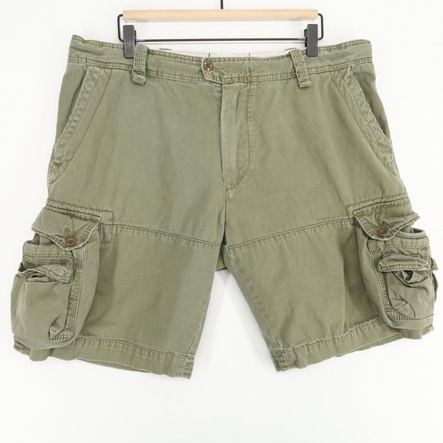 Polo Ralph Lauren Cargo Shorts Mens 38 Fatigue Green Drawstring Military Army
