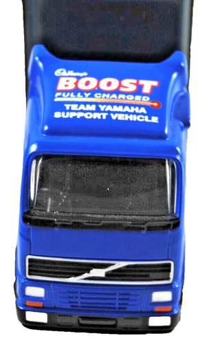 Corgi 59519 VOLVO Truck & CADBURY'S BOOST YAMAHA BIKE RACE TRANSPORT Trailer GC - Picture 9 of 21