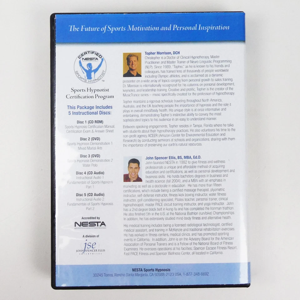 SPORTS HYPNOTIST CERTIFICATION PROGRAM Hypnosis for Peak Performance psychology Foto 3 de 3